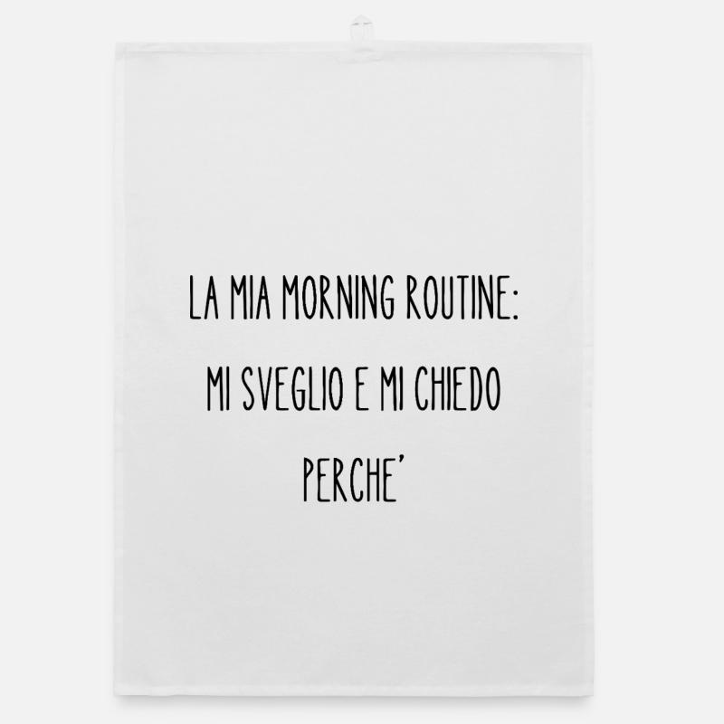 Morning_Routine Organic dish towel