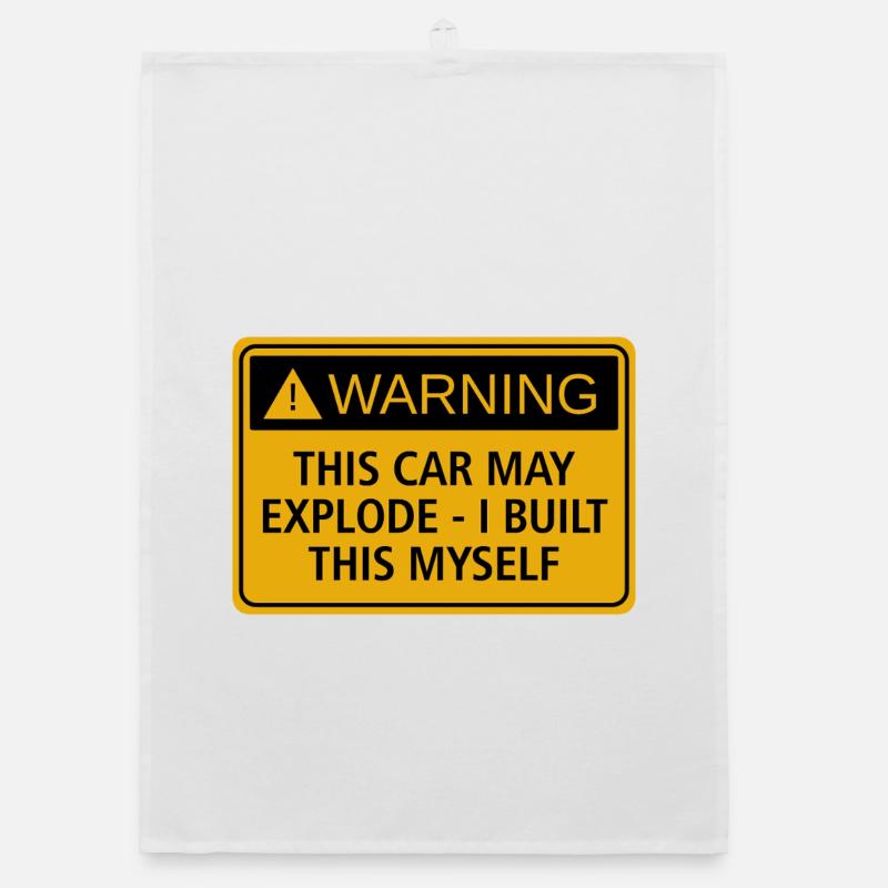 JDM sticker - this car may explode Torchon bio