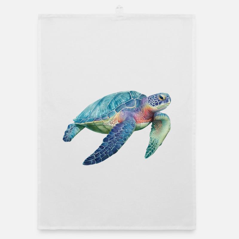 Turtle Organic dish towel