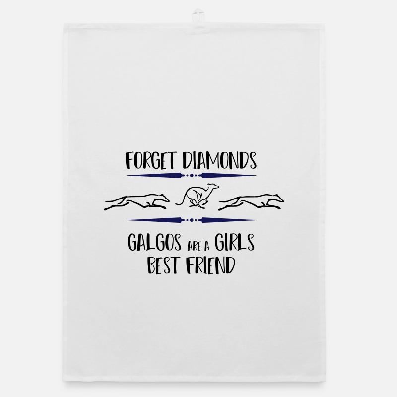 Galgos en cours d'exécution Torchon bio