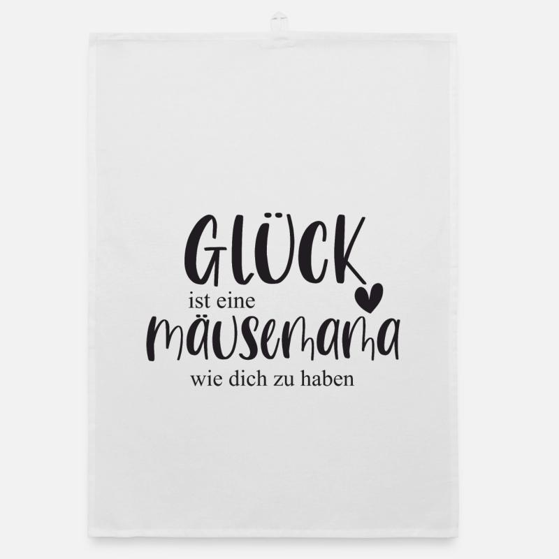 Maus Mäusemama Mäuse Haustier Nagetier Geschenk Organic Geschirrtuch