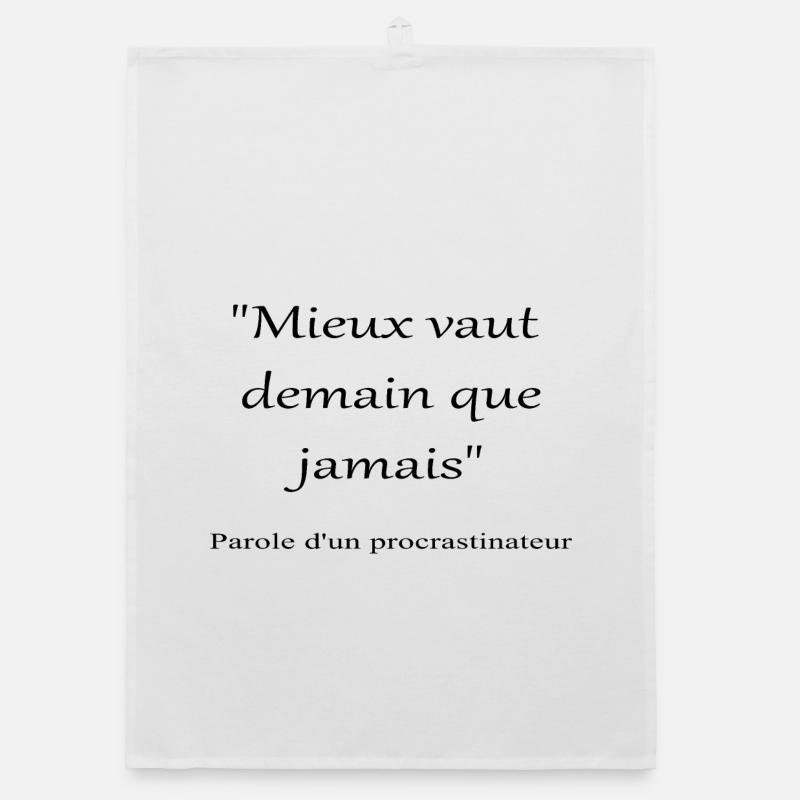 Procrastinateur Torchon bio