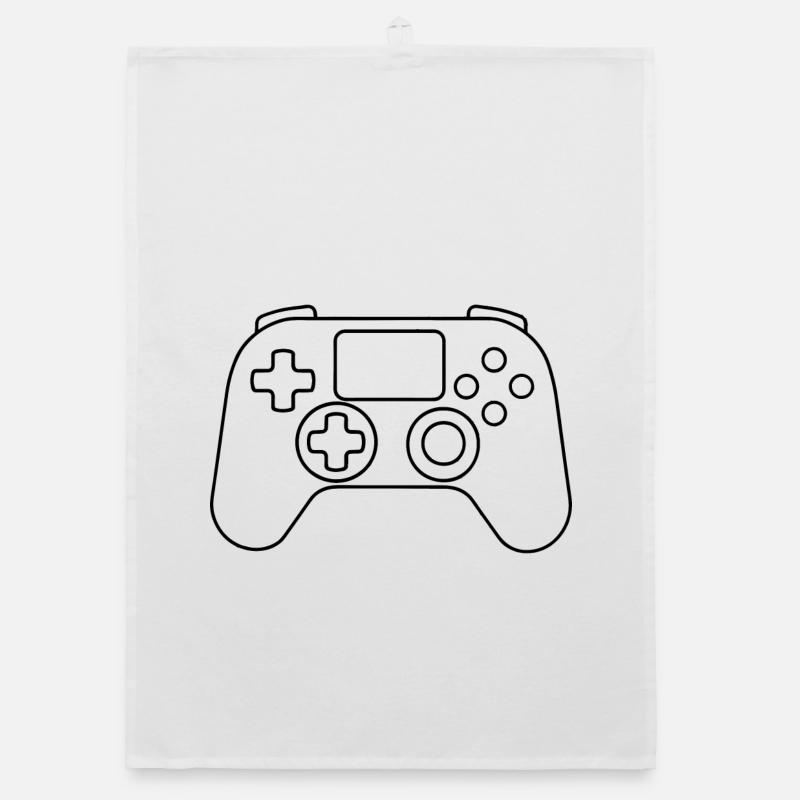 Spiel Controller Organic Geschirrtuch