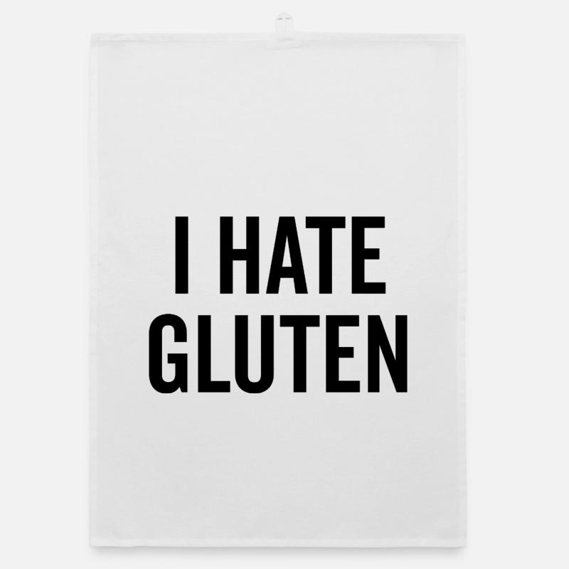 I Hate Gluten Organic dish towel