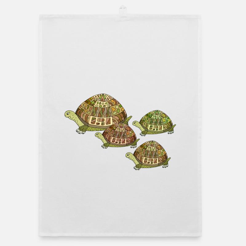 turtles Organic dish towel