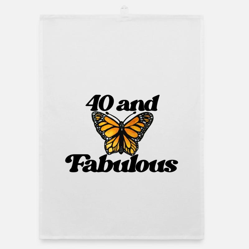 Monarch Ember Wing Organic Geschirrtuch