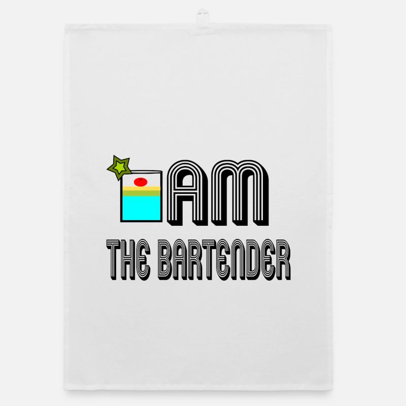 I am the bartender Organic dish towel