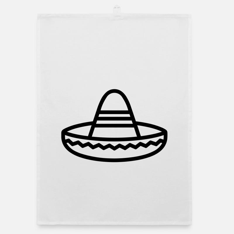 Mexican Hat Organic dish towel