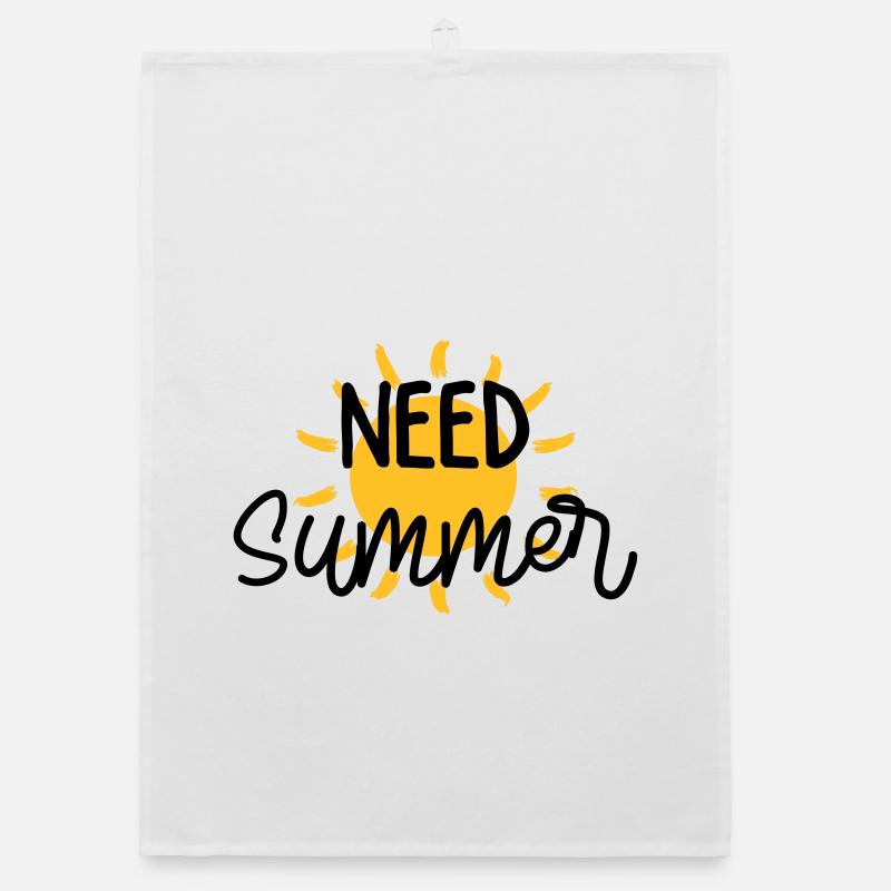 été / vacances / plage / soleil / mer Torchon bio