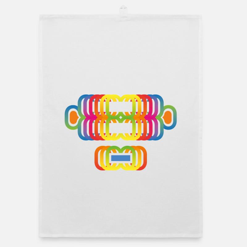 Monkey Color Rainbow Organic dish towel