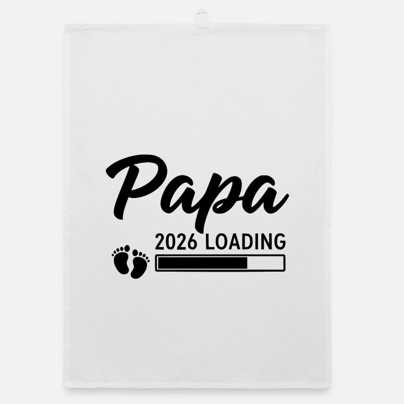 Papa 2026 Loading Organic Geschirrtuch