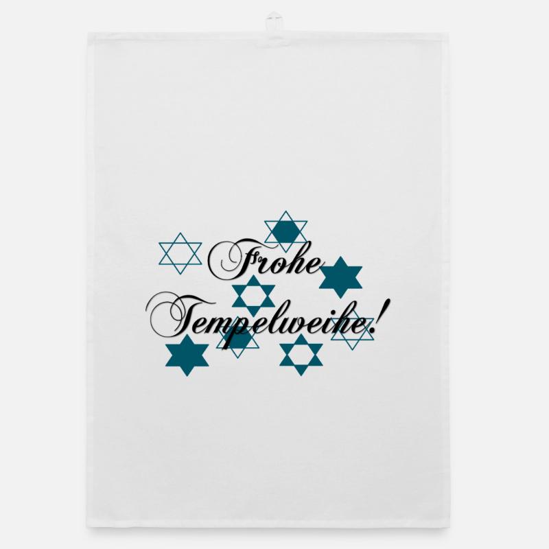 Happy Temple Consecration Organic dish towel
