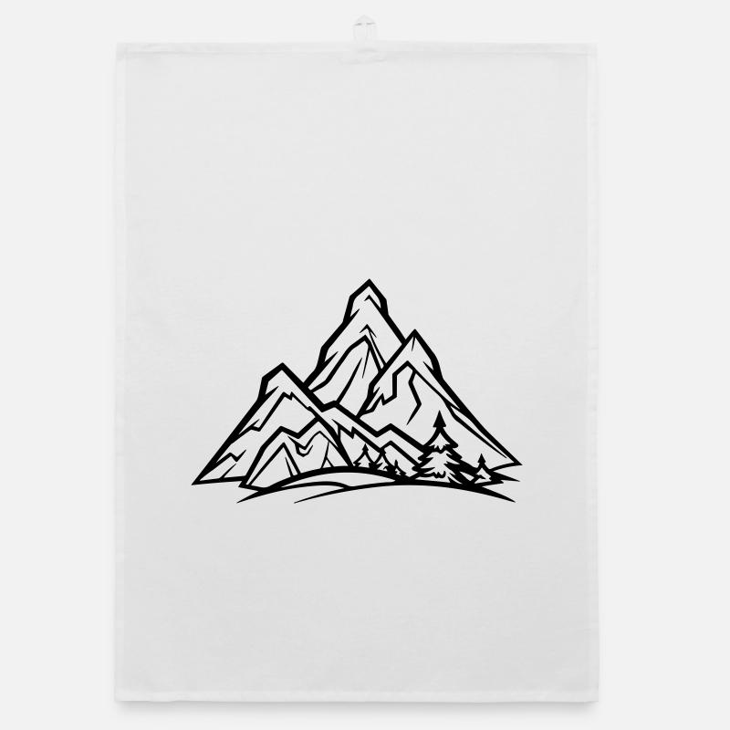 Berge Organic Geschirrtuch