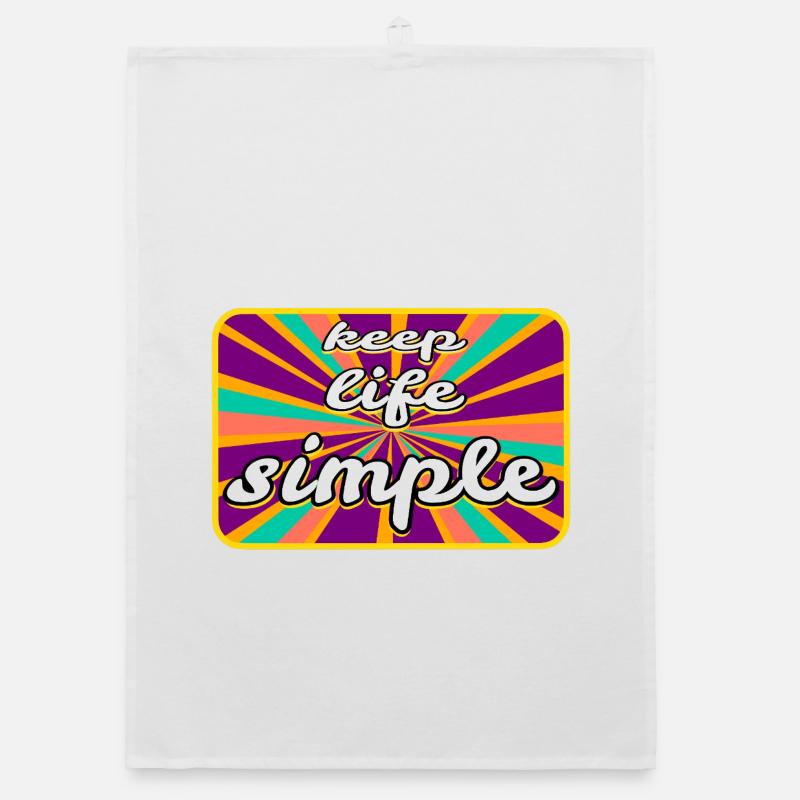 Das einfache Leben Organic Geschirrtuch