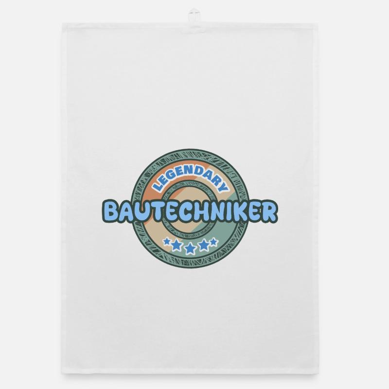 Gift Idea Construction Technician Organic dish towel