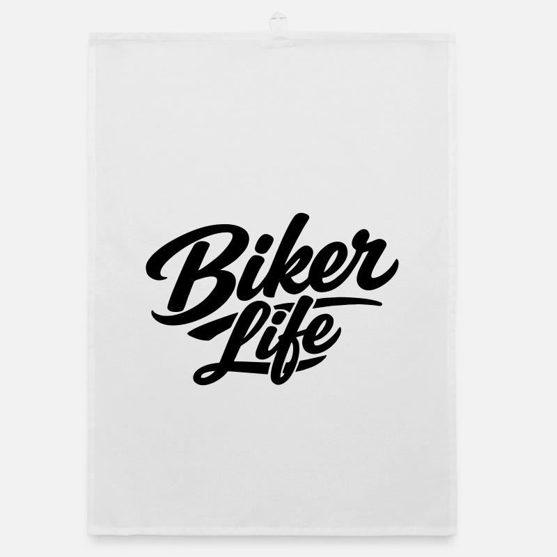 biker life Organic Geschirrtuch