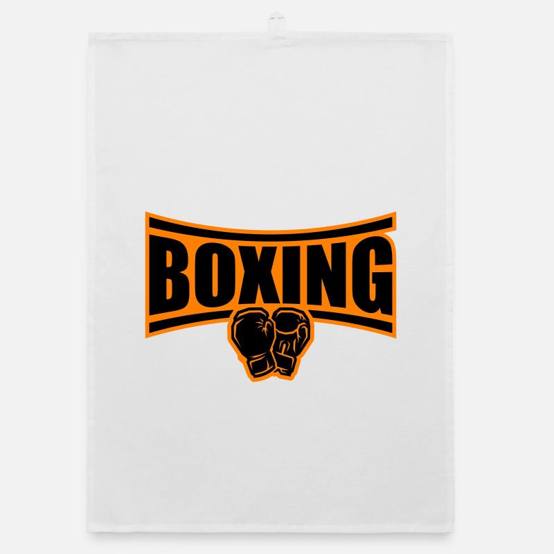 Boxing Boxen Organic Geschirrtuch