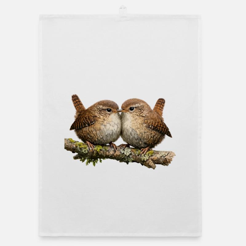 Troglodytes sur tige Torchon bio