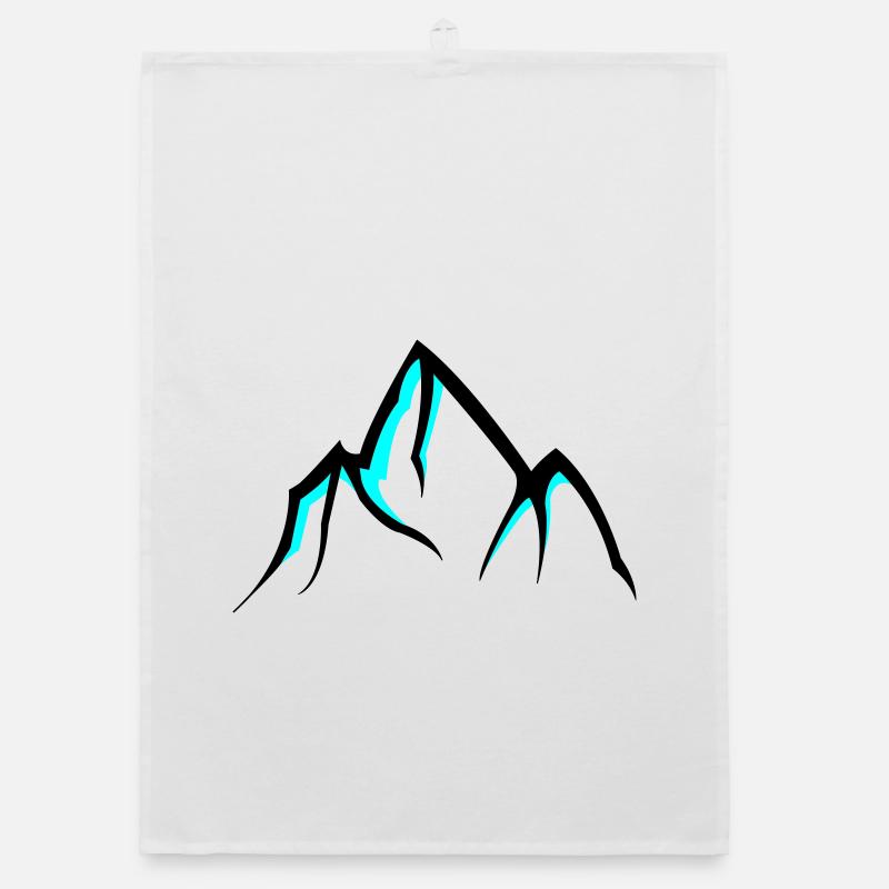 Mountains Mountains Organic dish towel