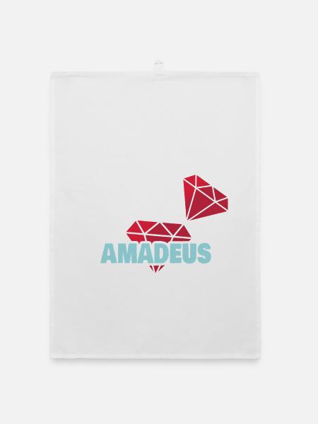 Amadeus - Organic Geschirrtuch - Weiß - Vorne