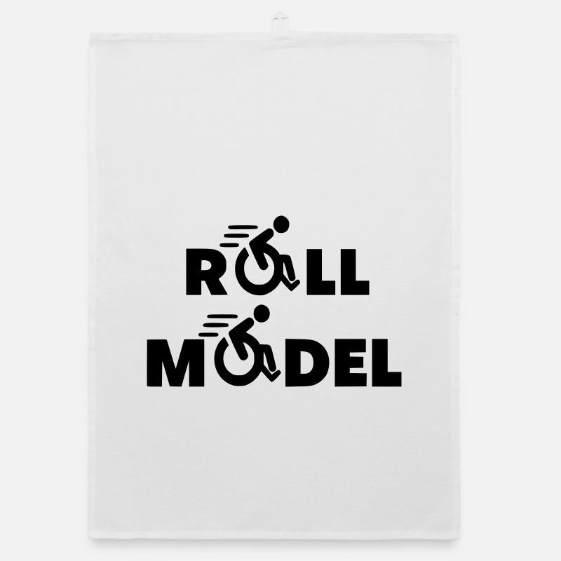 Every wheelchair user is a roll model * Organic dish towel