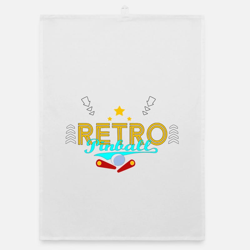 Retro-Flipper Organic Geschirrtuch