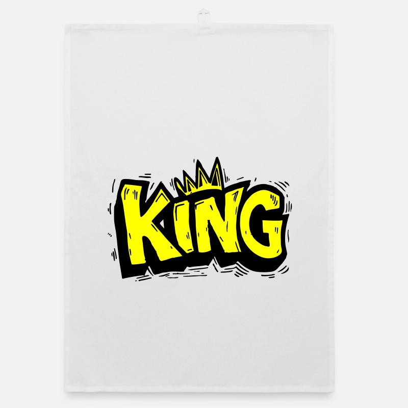 Lettrage King Graffiti Torchon bio