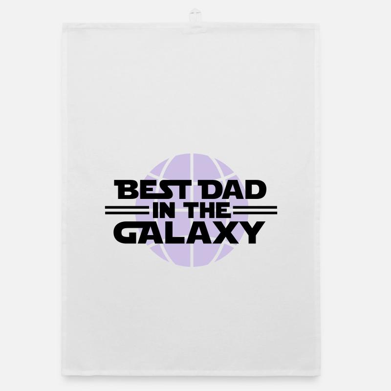 Best dad in the galaxy Organic dish towel