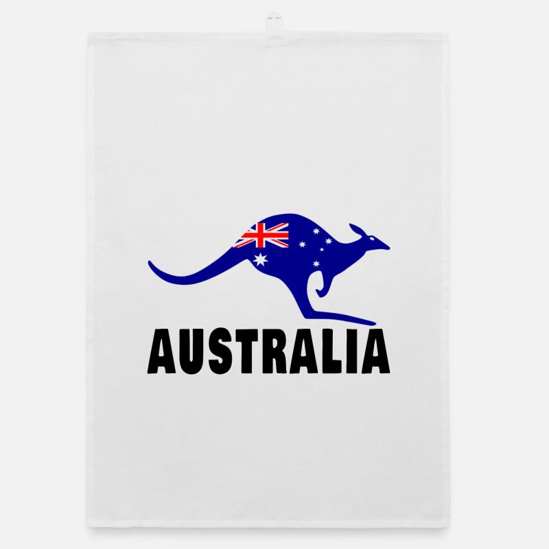 Australien Känguru / Geschenk / Geschenkidee Organic Geschirrtuch