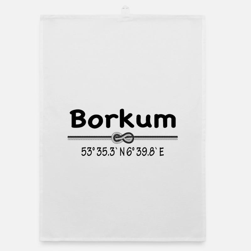 Coordinates Borkum Organic dish towel