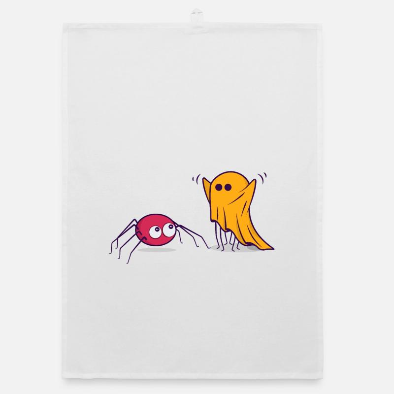 Halloween Spider Ghost Comic Cartoon Comic Organic dish towel
