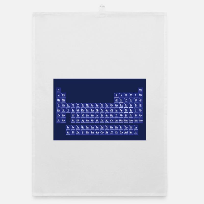 Das Periodensystem der Elemente Organic Geschirrtuch