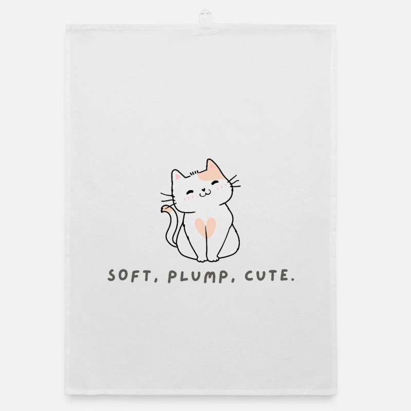 Chat Mignon Dodu et Doux Cadeau Chatons Torchon bio