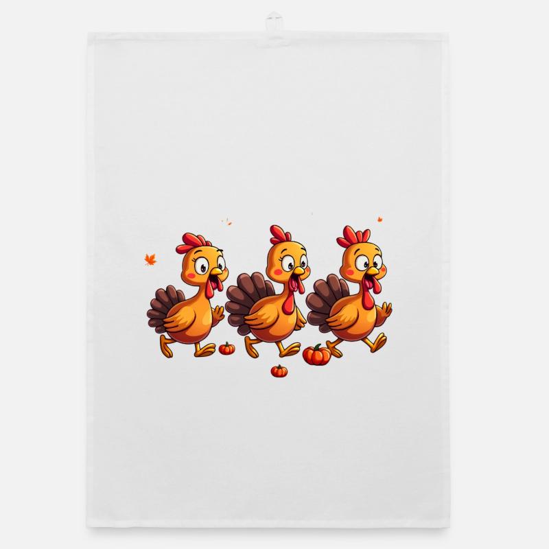 Bébé dinde de Thanksgiving Torchon bio