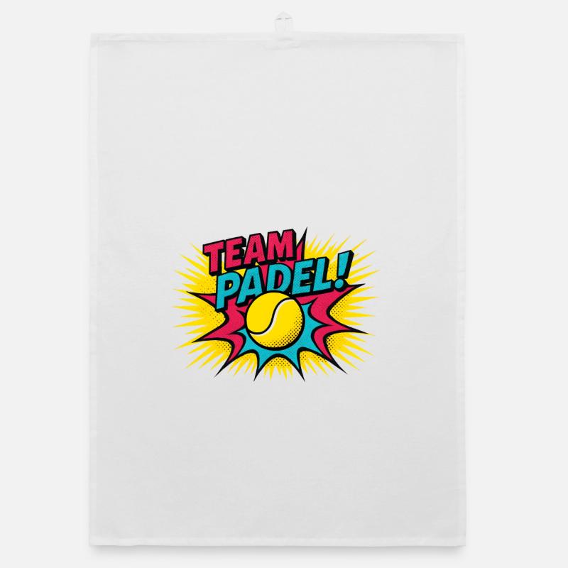 Équipe Padel Pop Art Explosion Torchon bio
