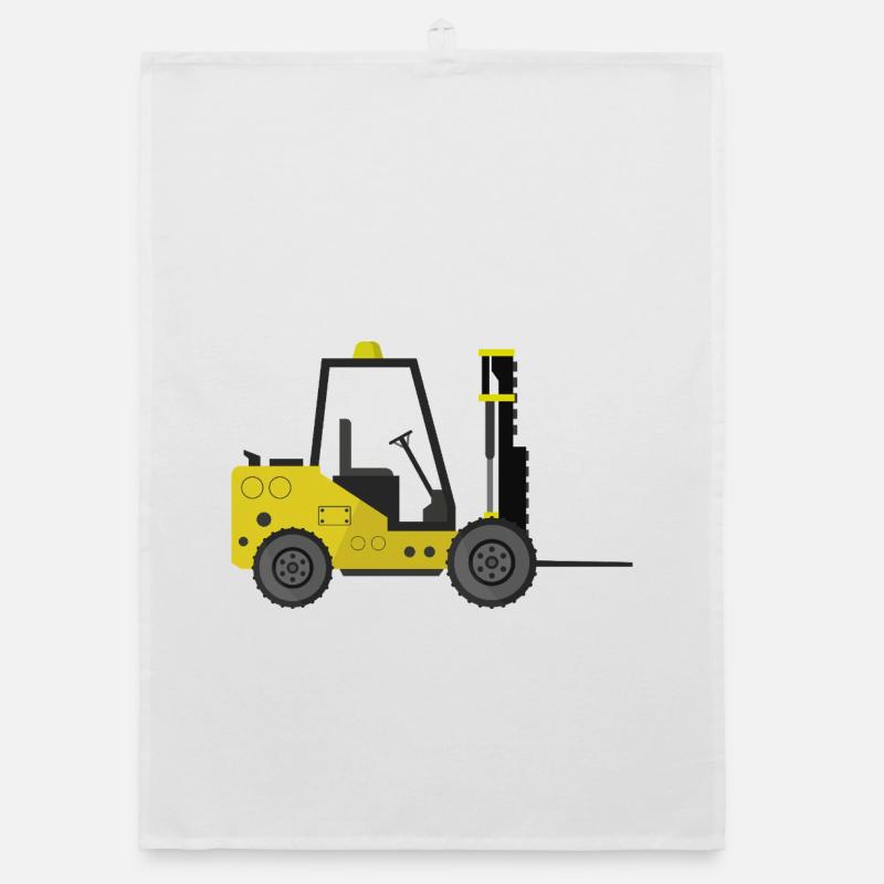 Gabelstapler Organic Geschirrtuch