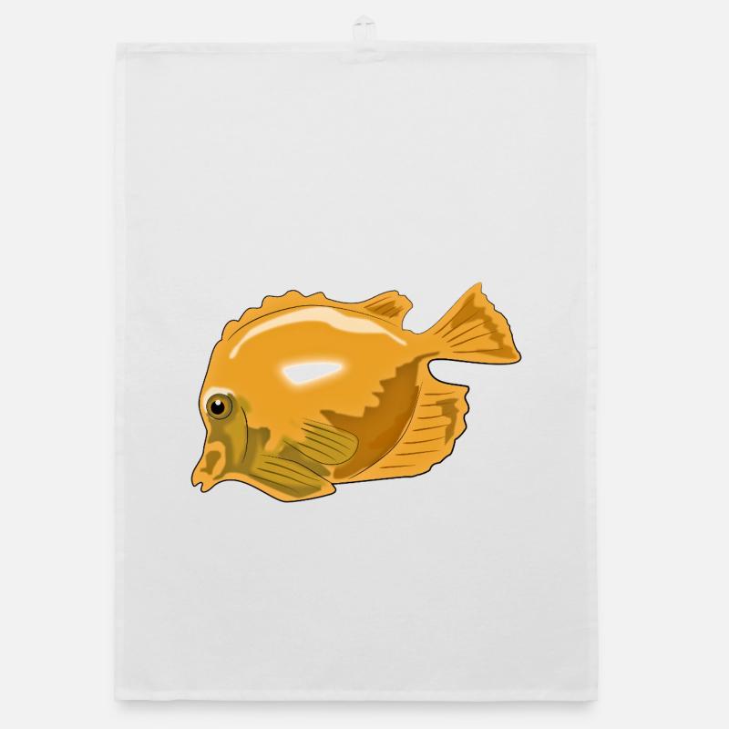 Fish Organic dish towel