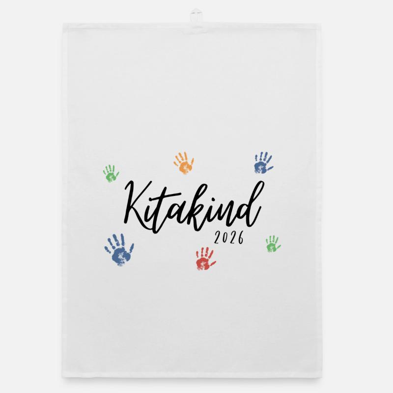 Kitakind 2026  - Organic Geschirrtuch - Weiß