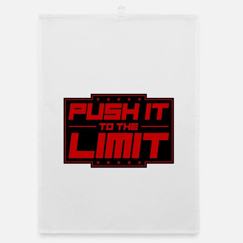 Push It To The Limit Organic Geschirrtuch