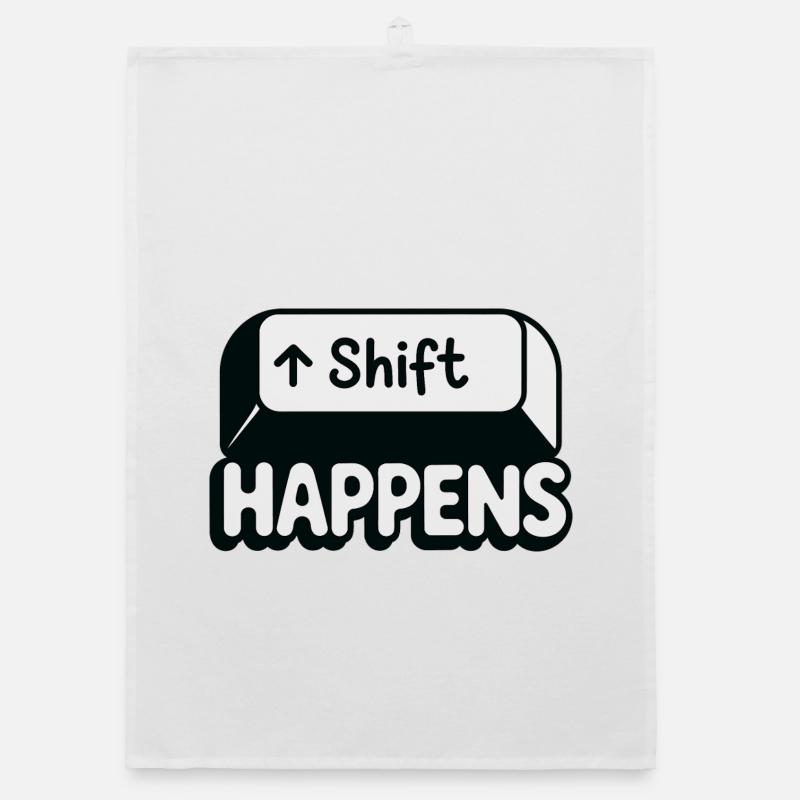 Shift Happens Organic dish towel