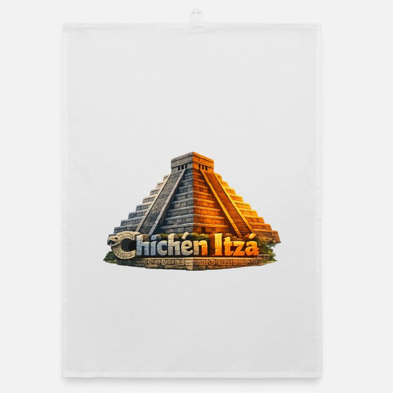 Serpent pyramidal de Chichen Itza Torchon bio
