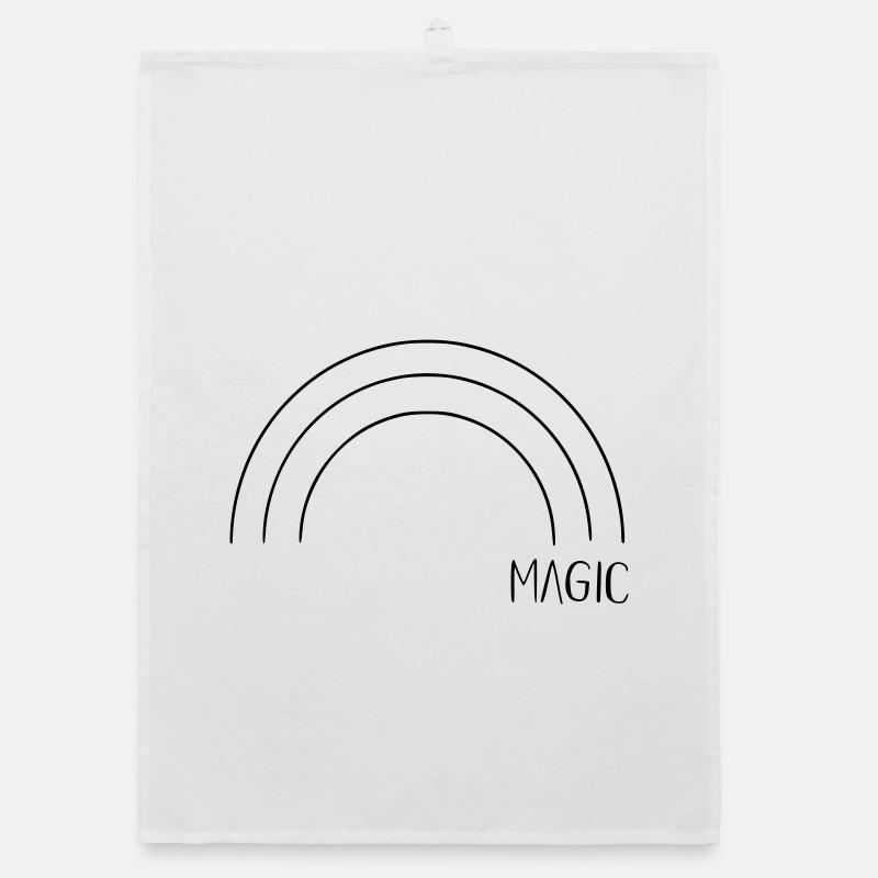Magic Rainbow Organic dish towel