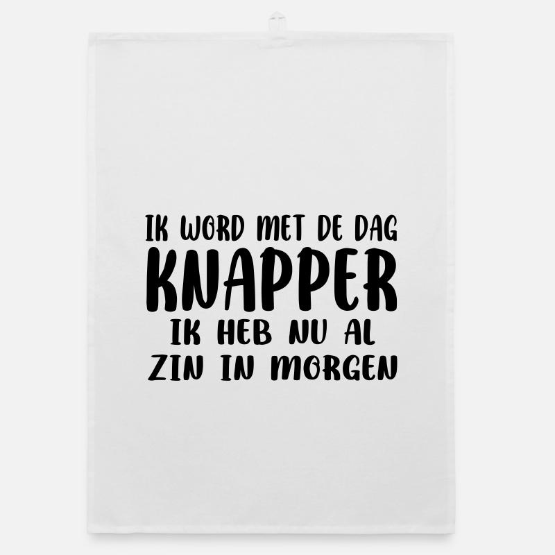 I'm getting more and more handsome. Looking forward to tomorrow # Organic dish towel