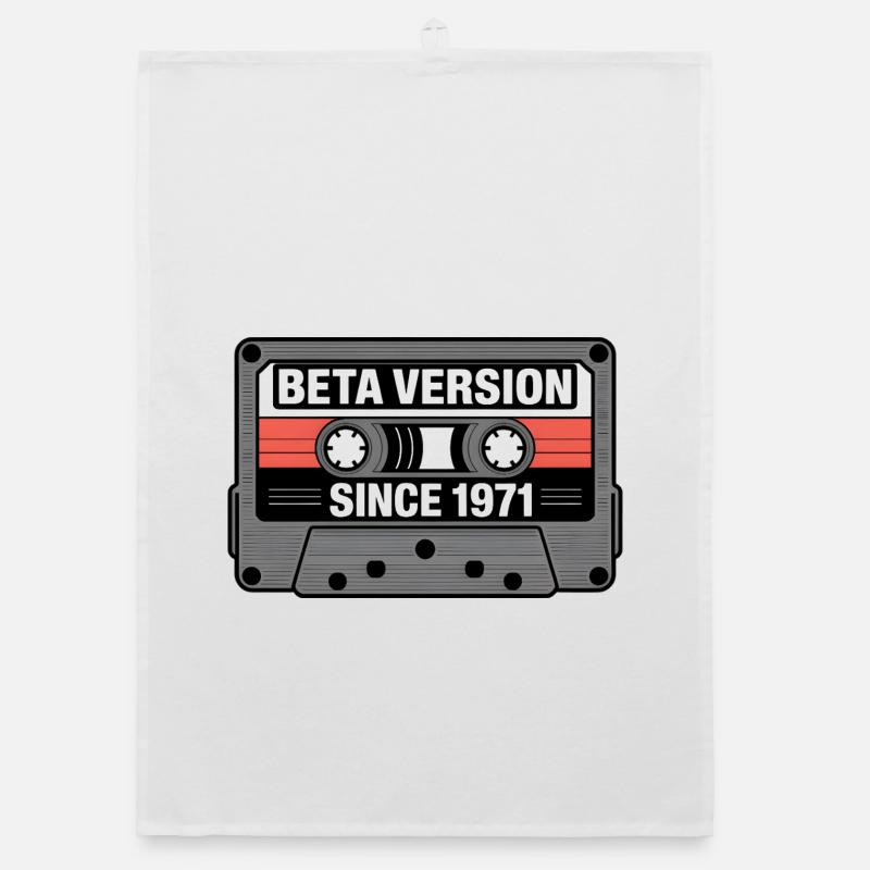 Conception de cassette de cassette rétro Torchon bio