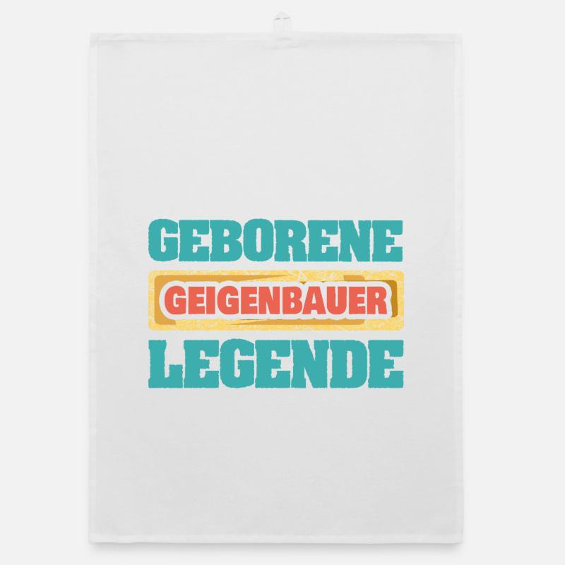 Profession: Violin maker Organic dish towel