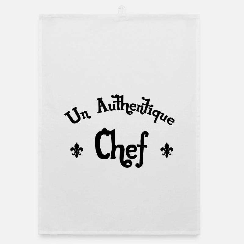 Authentischer Koch Organic Geschirrtuch