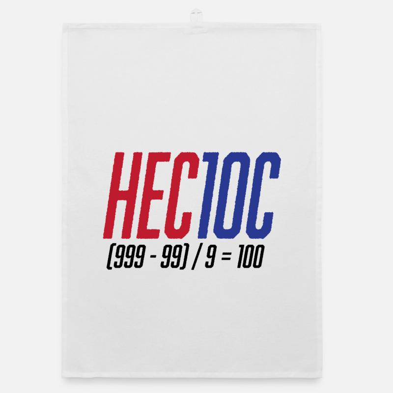 Hectoc Mental Arithmetic Game, Math Organic dish towel