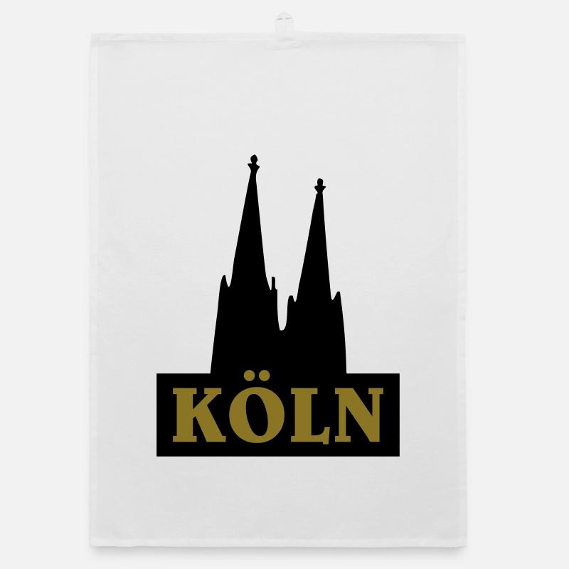 Cologne cathedral Organic dish towel