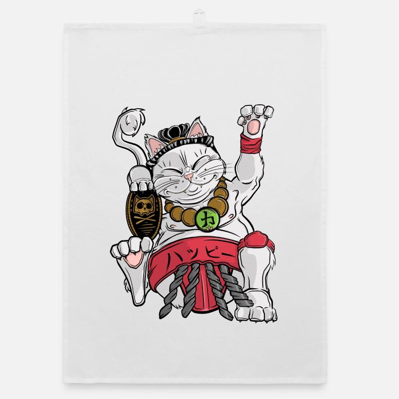 Maneki-neko Sumo Torchon bio