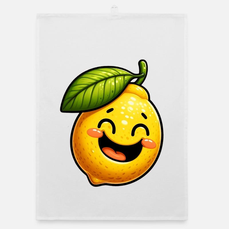 Lemon Lemons Organic dish towel